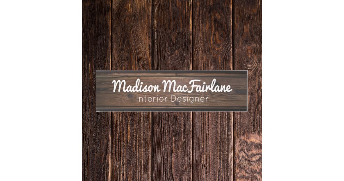Rustic Office Sign Rustic Office Door Signs Sign Wood Grain Style | Zazzle