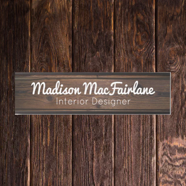 Rustic Office Sign Rustic Office Door Signs Sign Wood Grain Style | Zazzle