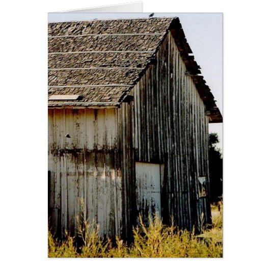 Rustic old building cards (Front)