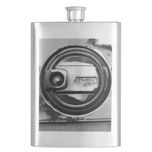 Rustic Old Car Fuel Tank Cap Flask