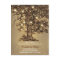 rustic old oak tree lights save the date postcards