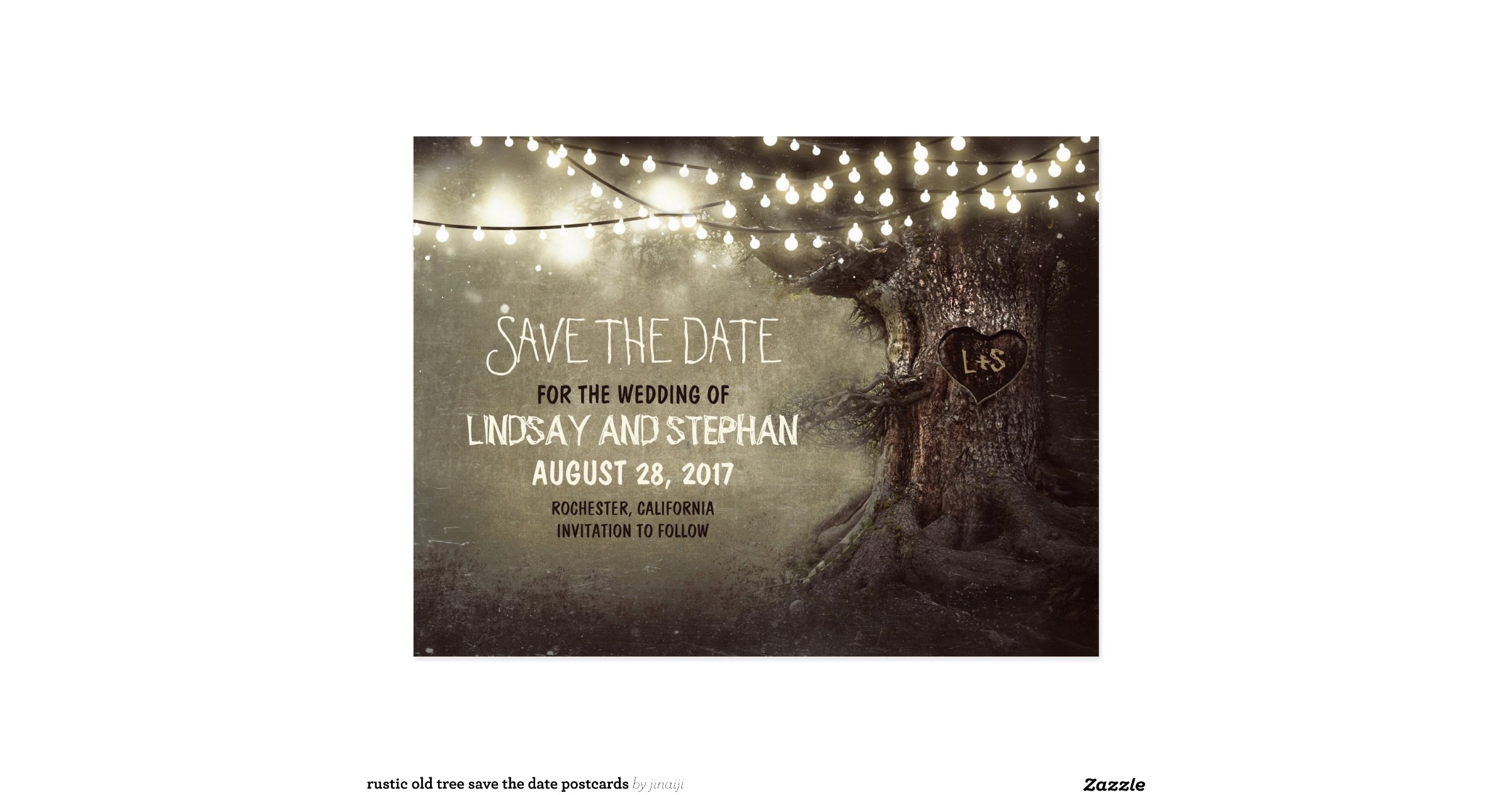 Rustic Save The Date Postcards 7