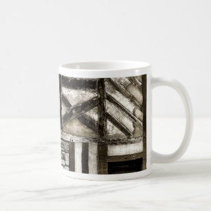 Rustic Old Wood and Stone Building Coffee Mug