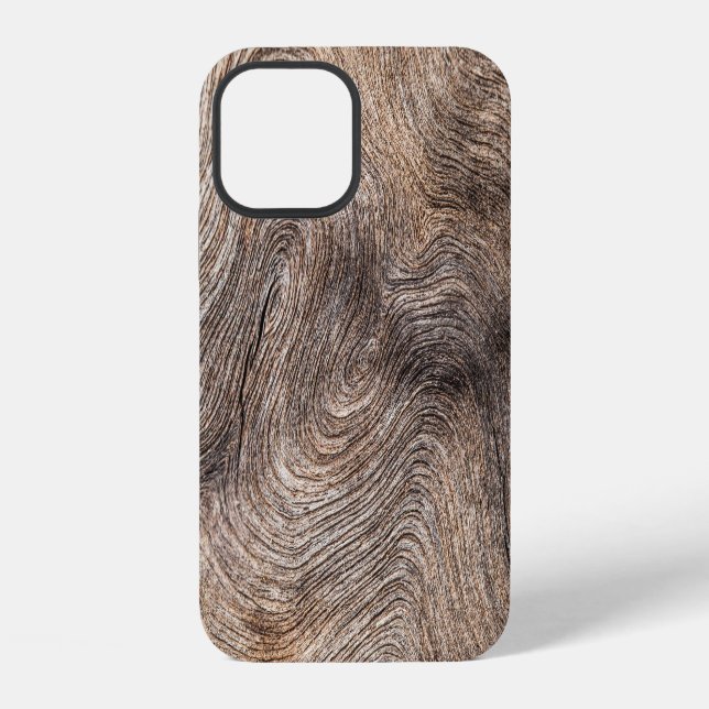 Rustic old wood, textured background iphone case (Back)