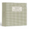 Rustic Olive Green Gingham Plaid Monogram Recipe