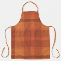 Rustic Orange Autumn Fall Plaid Tartan