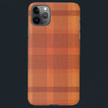 Rustic Orange Autumn  Fall Plaid Tartan iPhone 11Pro Max Case<br><div class="desc">Rustic Orange Autumn  Fall Plaid Tartan</div>