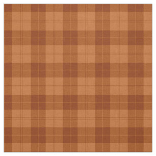 Rustic Orange Buffalo Plaid Check Autumn Farmhouse Fabric