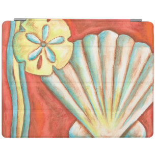 Rustic Orange Seashells iPad Smart Cover