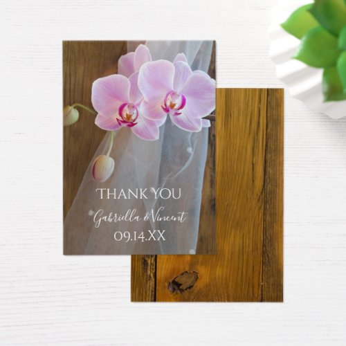 Rustic Orchid Elegance Country Wedding Favor Tags