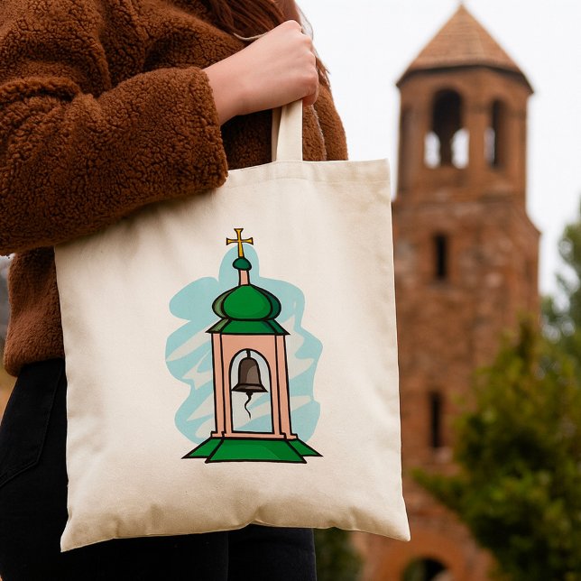 Rustic Orthodox Church Belfry Tote Bag (Creator Uploaded)
