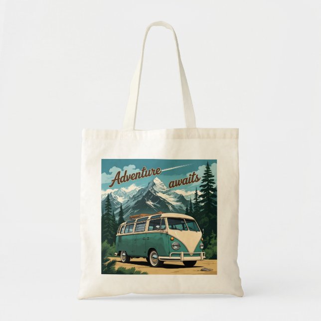 Rustic Outdoor Adventure Gift Tote Bag (Front)