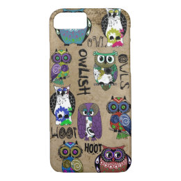 Rustic Owl Design iPhone 8/7 Case