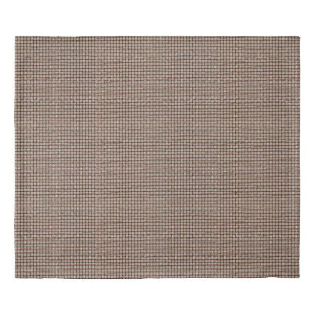 Rustic Painting, Weave Burlap Design Duvet Covers (Front)