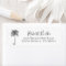 Rustic Palm Tree Return Address Label