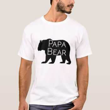 Rustic Papa Bear Shirt by RedefinedDesigns at Zazzle