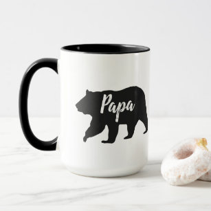 Mama Bear Papa Bear Mug Set Mama and Dada New Parent Gift 