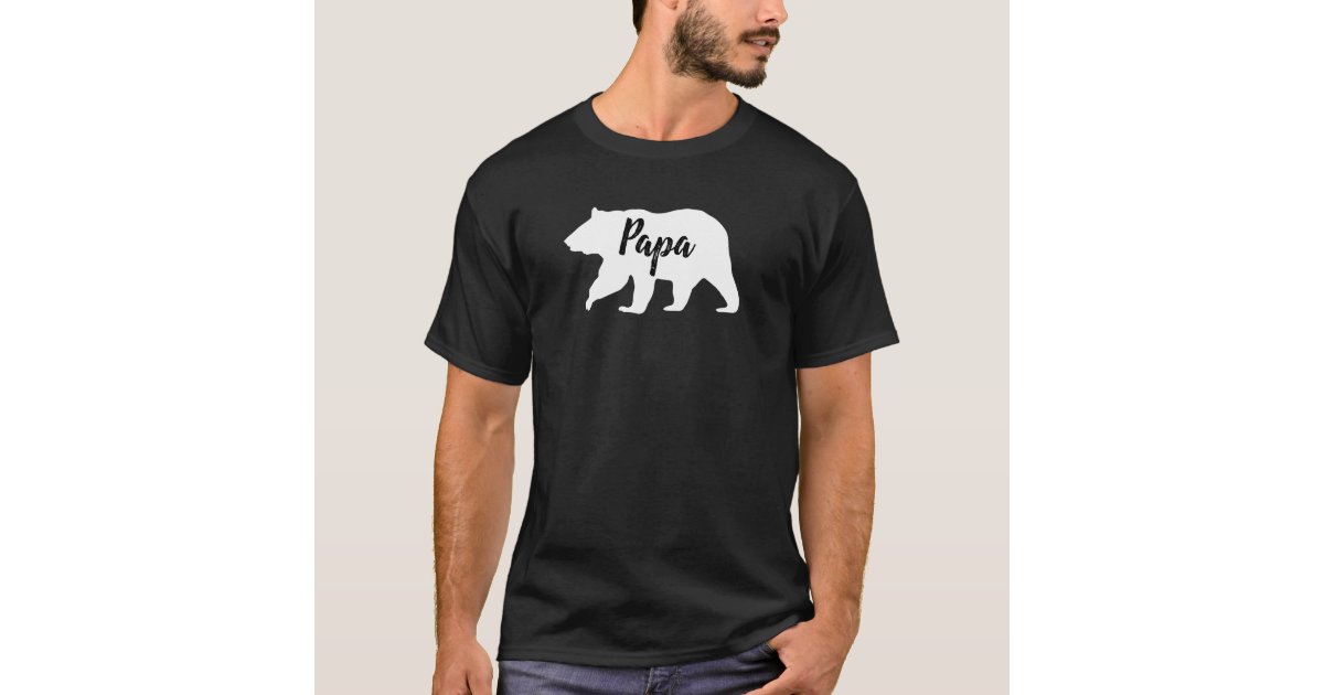 Papa Bear Cubs Father s Day Dad Squared Two Kids R T-Shirt