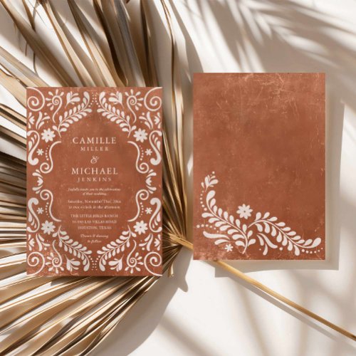 Rustic Papel Picado Mexican Wedding