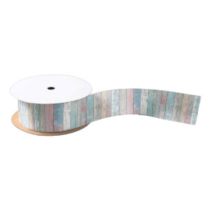 Rustic Pastel Wood Ribbon