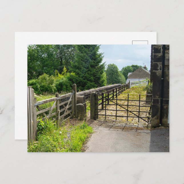 Rustic Path, Mytholmroyd Postcard (Front/Back)