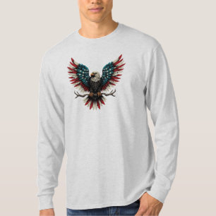Rustic patriotic American/USA bald eagle T-Shirt