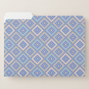 Rustic pattern of squares in patchwork style  file folder