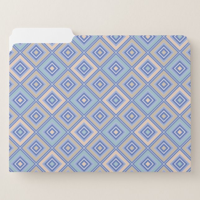 Rustic pattern of squares in patchwork style  file folder (Front Left)