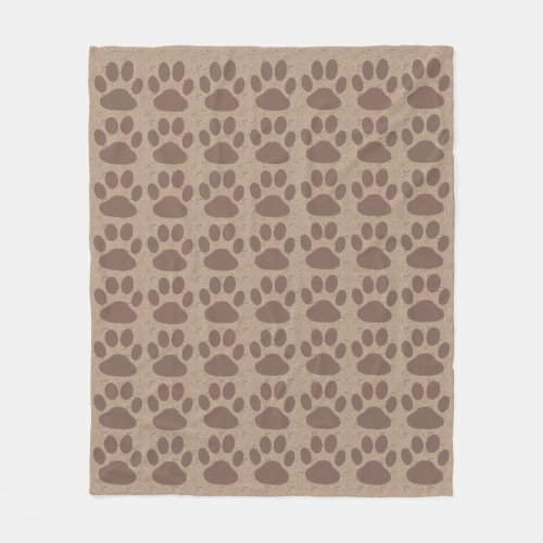 Rustic Paws Fleece Blanket