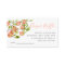 Rustic Peach Baby Shower Diaper Raffle Ticket