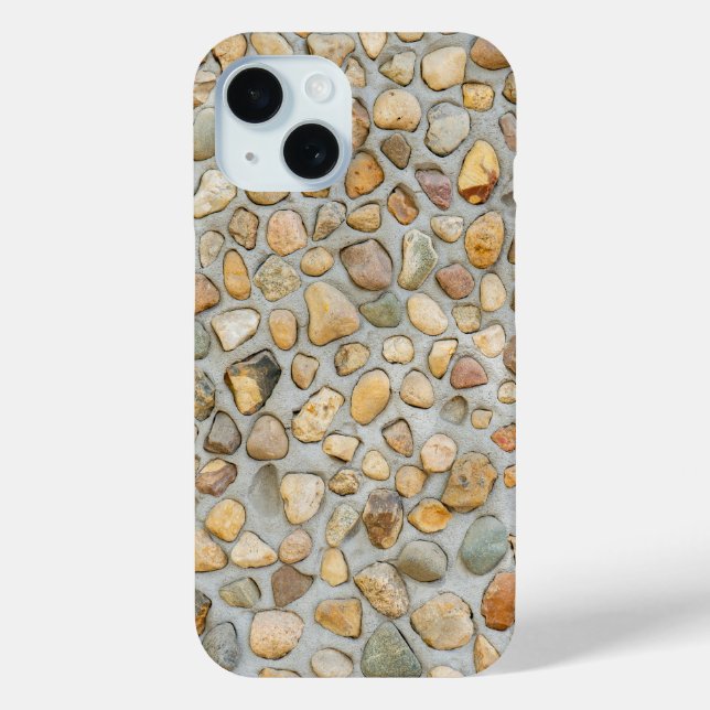 Rustic Pebblestone Wall  Case-Mate iPhone Case (Back)