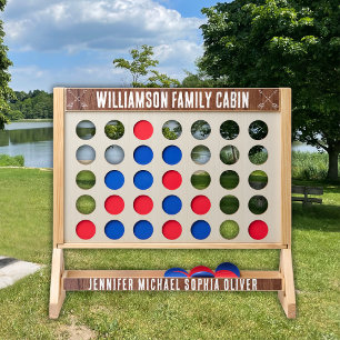 Rustic Personalized Family Name Arrows Wood Fast Four