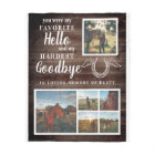 Rustic Pet Horse Personalized Memorial Photo