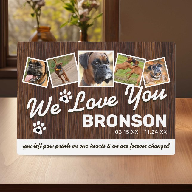 Rustic Pet Memorial Keepsake Plaque (Creator Uploaded)