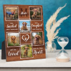 Rustic Pet Memorial Unique Photo Collage