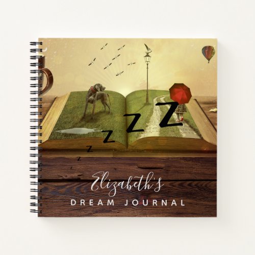 Rustic Photo Dream Journal Analysis Record