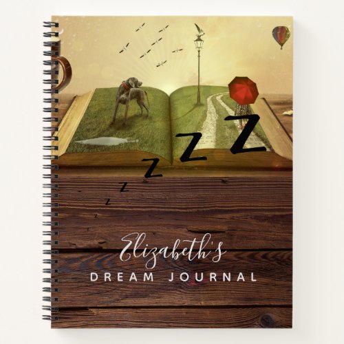 Rustic Photo Dream Journal Analysis Record