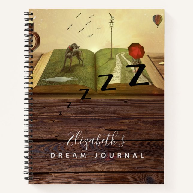 Rustic Photo Dream Journal Analysis Record (Front)