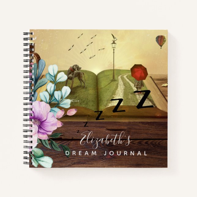 Rustic Photo Dream Journal Analysis Record (Front)