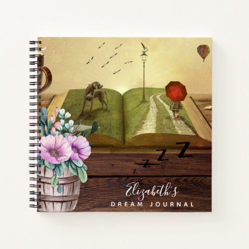 Rustic Photo Dream Journal Analysis Record