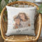 Rustic Photo Frame with Shiplap Background Print