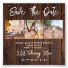 Rustic PHOTO Save the Date Wedding Bargain Budget