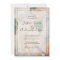Rustic Photo Wedding Invitation Vintage Overlay