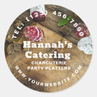 Rustic Photo Wooden Board Charcuterie Catering