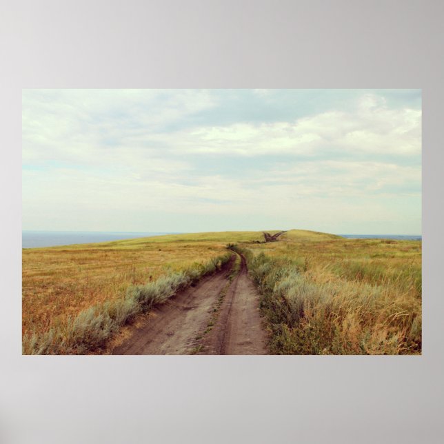 Rustic photography. Landscape print. Country photo Poster (Front)