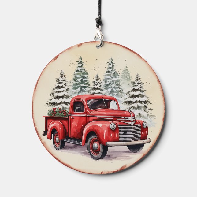 Rustic pickup truck  wind chime  (Front)