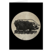 Rustic Pig Etching (Front)