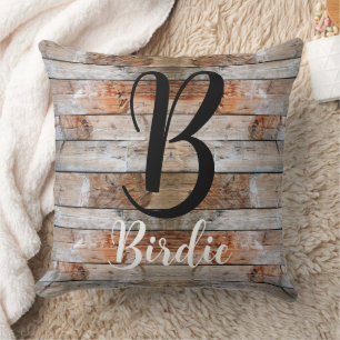 Rustic Pillow For Lake House & Woods Camping Cabin
