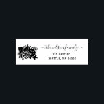 Rustic Pine Cone Fir  Holidays Return Address Self-inking Stamp<br><div class="desc">Rustic Pine Cone Fir Custom Text Return Address Stamper Features Script Writing. Personalize with your name  / family name and return address.</div>