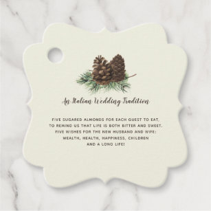 RUSTIC CHRISTMAS PINE CONE WEDDING FAVOR STICKERS THANK YOU LABELS SHOWER 